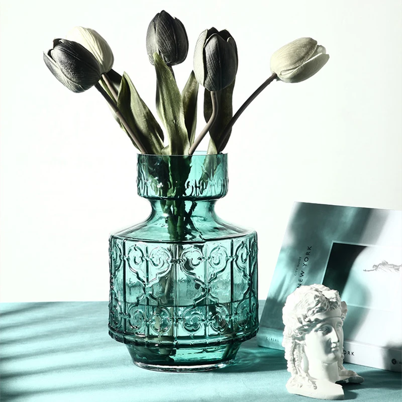 

Vases Nordic Terrarium Home Decor Figuras Decorativas Hogar Modernas Living Room Decoration Accessories